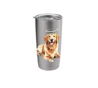 Golden Retriever Angel Stainless Steel Insulated Tumbler
