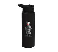 Golden Retriever Blows Bubble Gum Stainless Steel Insulated Water Bottle