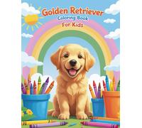 Golden Retriever Coloring Book