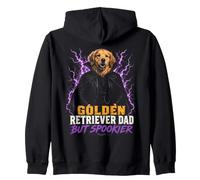 Golden Retriever Dad But Spookier Zip Hoodie