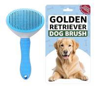 Golden Retriever Dog Brush - Double-Sided Grooming Tool for Shedding & Detangling | Gentle Deshedding & Dematting for Thick Coats | Premium Pet Brush for Long-Haired Dogs