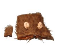 Golden Retriever Dog Cat Funny Cute Cute Wig Lion Head Hat