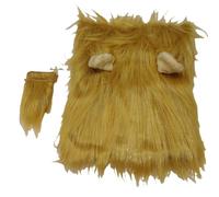 Golden Retriever Dog Cat Funny Cute Cute Wig Lion Head Hat