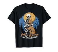 Golden Retriever Dog Costume Spooky Pumpkin Halloween T-Shirt