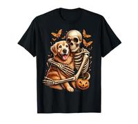 Golden Retriever Dog Costume Spooky Pumpkin Halloween T-Shirt