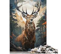 Golden Retriever Dog Happy Puzzles 1000 Piece Wooden Puzzle for Adults And Teenager Family Game for Adults And Teenagers 1000pcs (75x50cm)