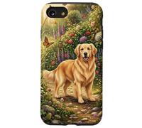 Golden Retriever Dog in Wildflower Meadow Case for iPhone SE (2020) / 7/8