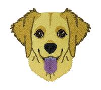 Golden Retriever Dog Iron-On Patch | Dogs ironable Patch, Animals Embroidery Patch, Children Iron on Patches, Paws Badges Finally Home