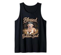 Golden Retriever Dog Lover Blessed by A Golden Tank Top