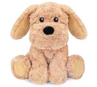 Golden Retriever Dog Microwavable & Weighted Puppy Stuffed Animals- 1.5 Lbs Unscented Doodle Heating Pad for Warmth, Period Cramps & Anxiety, Cute Dog Plushie Toy Gifts for Women Girls & Kids