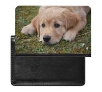 Golden Retriever Dog Passport Holder Cover Wallet Slim Passport Protector Card Holder Travel Accessories