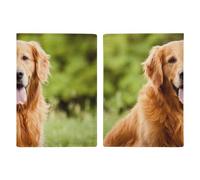 Golden Retriever Dog Passport Holder Slim PU Leather Passports Wallet Portable Passports Protector Passport Cover