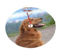 Golden Retriever Dog Print Christmas Tree Skirt For Christmas, New Year Halloween Celebrations