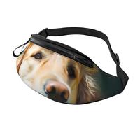 Golden Retriever Dog Printed Personalized Waist Bag, Lightweight and Versatile Crossbody Bag for Everyday and Outdoor Adventures