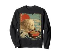 ゴールデン・レトリバー Golden Retriever Dog Ramen Japanese Noodles Sweatshirt