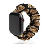 Golden Retriever Dogs Elastic Scrunchie Watch Bands Bracelet Strap Compatible with IWatch Series 6 5 4 3 2 1 Golden-style 42mm/44mm
