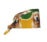Golden Retriever Dogs Puppies Pets Breathable Working Cap, Light, Breathable, Comfortable And Fashionable To Wear