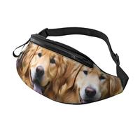 (Golden Retriever Dogs Puppies Pets) Fanny Pack Waist Bag Adjustable Shoulder Strap Bum Bag for Men Women Travel Hiking Running