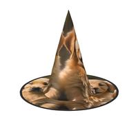 Golden Retriever dogs puppies pets print Halloween hat, set of 3, fit for family themed parties, yard decorations, carnival parties