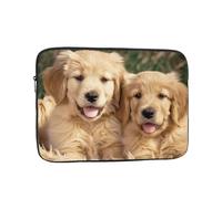 Golden Retriever dogs puppies pets Print Laptop Sleeve, Compact Portable Protection for 17 inch Devices, Pad Tablet, Work, Travel & Office Use