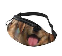 Golden Retriever Dogs Puppies Pets Printed Personalized Waist Bag, Lightweight and Versatile Crossbody Bag for Everyday and Outdoor Adventures