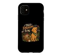Golden Retriever Foraging Mushroom Dog Case for iPhone 11