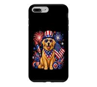 Golden Retriever Fourth of July Celebration Case for iPhone 7 Plus/8 Plus