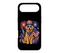 Golden Retriever Fourth of July Celebration Case for iPhone Air