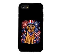 Golden Retriever Fourth of July Celebration Case for iPhone SE (2020) / 7/8