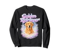 Golden Retriever Graphic - Golden Retriever Airbrush Fantasy Sweatshirt