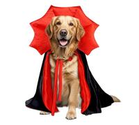 Golden Retriever Halloween Costume, Extra Large Dog Vampire Cape Cloak for Great Dane German Shepherd, Big Dog Halloween Costumes XL (Vampire)
