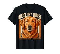 Golden Retriever Heart Strongest Care Oncology Nurse Value Graphic T-Shirt