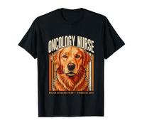 Golden Retriever Heart Strongest Care Oncology Nurse Value Graphic T-Shirt