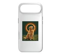 Golden Retriever Howling at the Moon Total Solar Eclipse Case for iPhone Air