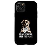 Golden Retriever I Run This Place Case for iPhone 11 Pro