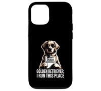 Golden Retriever I Run This Place Case for iPhone 12/12 Pro