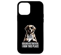 Golden Retriever I Run This Place Case for iPhone 12 mini