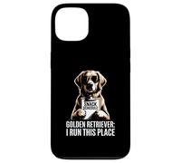Golden Retriever I Run This Place Case for iPhone 13
