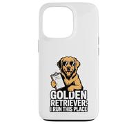Golden Retriever I Run This Place Case for iPhone 13 Pro