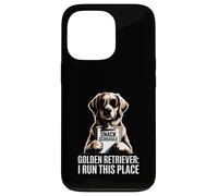 Golden Retriever I Run This Place Case for iPhone 13 Pro