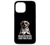 Golden Retriever I Run This Place Case for iPhone 13 Pro Max