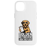 Golden Retriever I Run This Place Case for iPhone 14 Plus