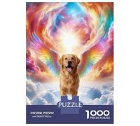 Golden Retriever Jigsaw Puzzles for Adults Puzzle Game 1000 Piece Brain Challenge for Adults Gifts 70x50cm/1000pcs