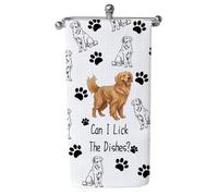Golden Retriever Kitchen Tea Towel Golden Retriever Lover Gift Dog Mom Gift Housewarming Gift (golden retriever Lick Th 2uk)