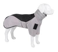 Golden Retriever Labrador Greyhound Shepherd Jacket Work Clothes Winter Warm Cold-proof Waterproof Reflective Dog Coat,Black,2xl