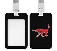 Golden Retriever Lacrosse Stick ID Card Badge Holder Fashionable BadgeTag with Adjustable Lanyard