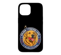 Golden Retriever Logic If I Am Here It Is A Party Case for iPhone 15