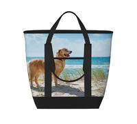 Golden Retriever,Lunch Bags Large Capacity Insulated Tote Bag For Women Men Work Picnic Travel