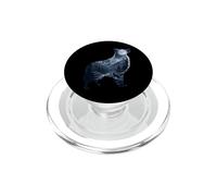 Golden Retriever Moonlit Mountain Forest Dog Artwork PopSockets PopGrip for MagSafe