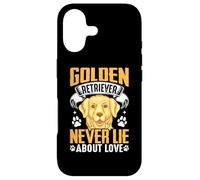 Golden Retriever Never Lie About Love Case for iPhone 17